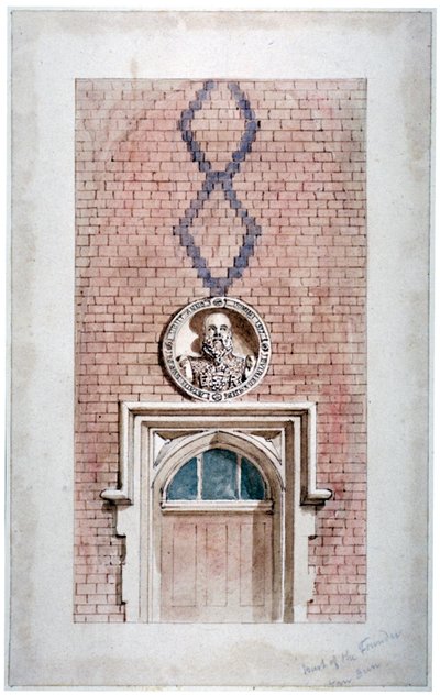 Van Dun Almshouses, Caxton Street, London, 1852年。                            作： James Findlay