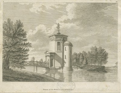 Shugborough - Temple of the Winds: engraving, nd [late 18 cent] (print) 作： James Fittler