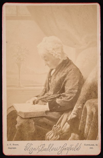 エリザ・バルー・ガーフィールドの肖像 1801-1888, 1881. 作： James Fitzallen Ryder