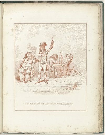 一般警戒委員会、1795 一般警戒委員会 (オブジェクトのタイトル) Hollandia Regenerata (シリーズタイトル) 作： James Gillray (possibly)