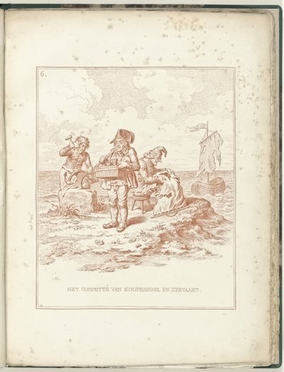 通商航海委員会、1795 The Committee of Commerce and Shipping (オブジェクトのタイトル) Hollandia Regenerata (シリーズタイトル) 作： James Gillray (possibly)