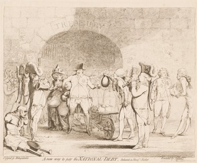 国債を支払う新しい方法 作： James Gillray