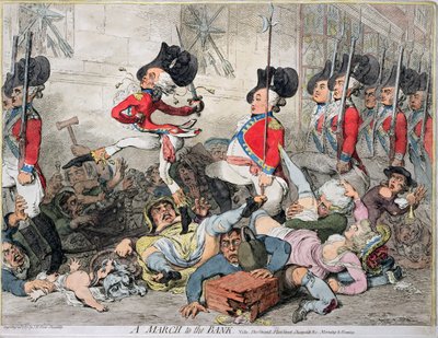 J.フォレスによって1792年に出版された、名誉ある権利、別名サンスキュロット 作： James Gillray