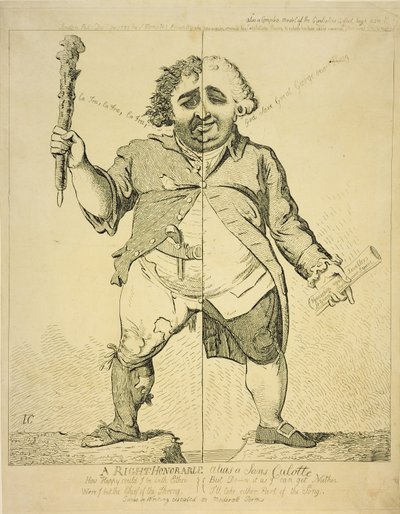 S.Foresによって発行されたSans Coulotte、1802年 作： James Gillray
