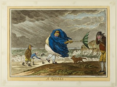 スコール 作： James Gillray