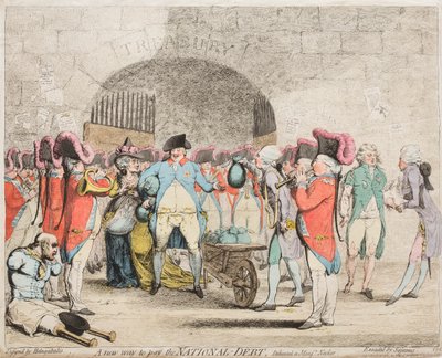 国債の新しい支払い方法 作： James Gillray