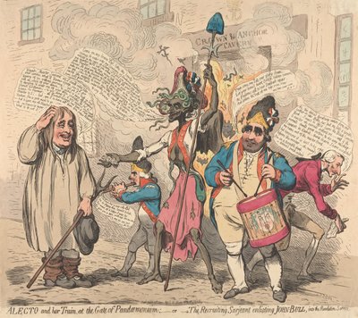  作： James Gillray