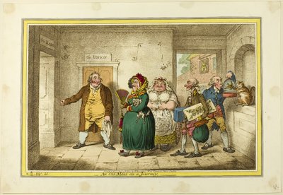 旅の老婦人 作： James Gillray