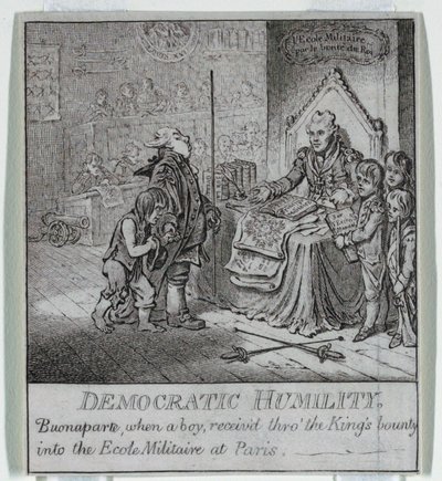 「民主主義、またはスケッチ o 作： James Gillray