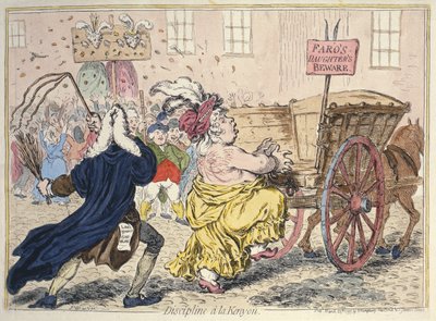 「DisciplineALa Kenyon」、1797年3月25日 作： James Gillray