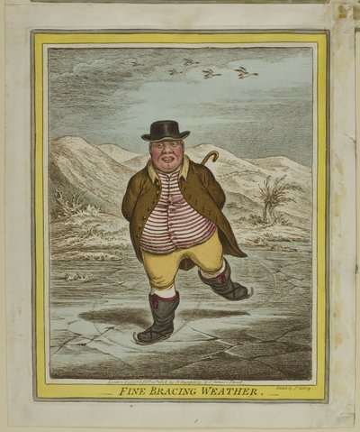 ファイン ブレーシング ウェザー 作： James Gillray