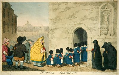 ハンナ・ハンフリーが出版した「フレミッシュ・キャラクターズ 作： James Gillray