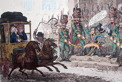 ドイツの無頓着さ、または小ボニーの煩悩、または外交官のパリでの遅い旅 作： James Gillray