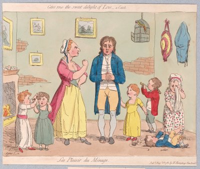 Sweet Delight of Love、Catch、パブをください。 1781（手描きの彫刻） 作： James Gillray