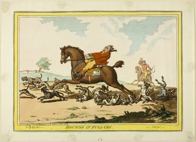 猟犬の鳴き声 作： James Gillray