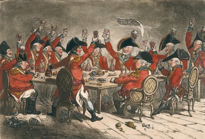 忠実な魂、またはセントジェームスの混乱部屋ののぞき見 作： James Gillray