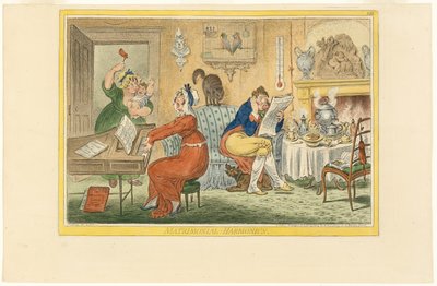 夫婦のハーモニクス（レクト） 作： James Gillray