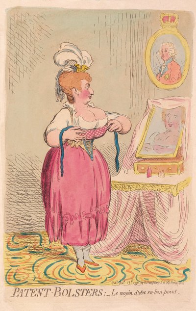 特許権者：良い意味での手段、パブ。 1791年（手描きの彫刻） 作： James Gillray