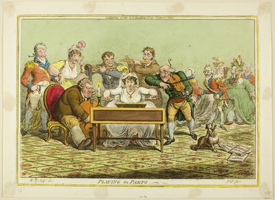 部分プレー 作： James Gillray