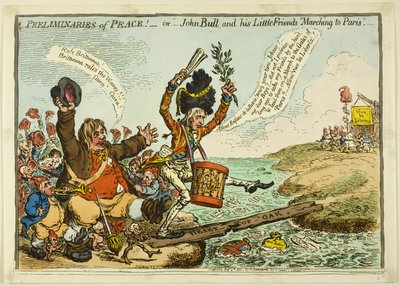 平和の前段階 作： James Gillray