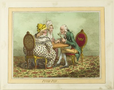 プッシュピン 作： James Gillray