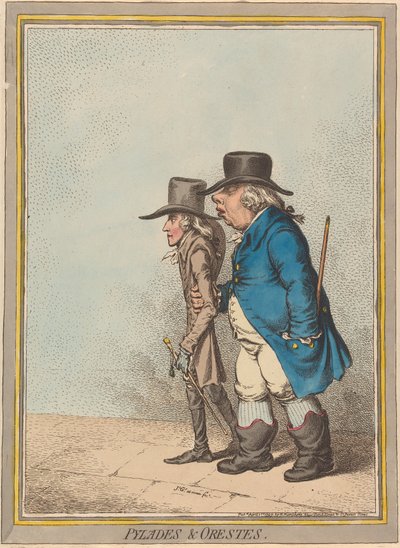 次の芸術家によるアート作品： James Gillray