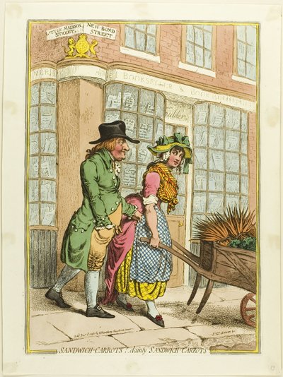 サンドウィッチ・キャロット！-可憐なサンドウィッチ・キャロット 作： James Gillray