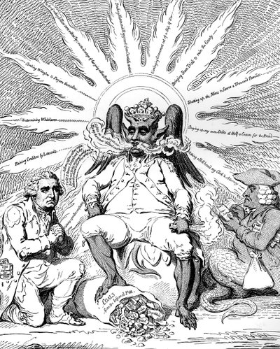 サタンの栄光…1792 作： James Gillray