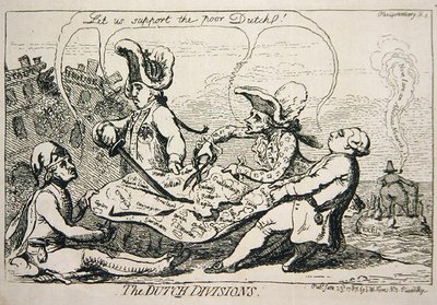 オランダのディビジョン 作： James Gillray
