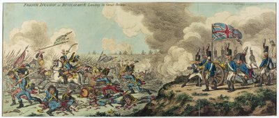 フランスの侵攻、あるいはナポレオン・ボナパルトのイギリス上陸（1769-1821）（銅版画） 作： James Gillray