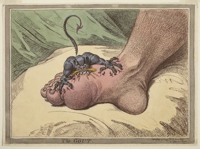 痛風について 作： James Gillray