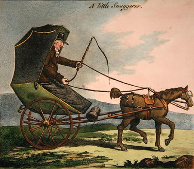The Little Snuggerer (coloured engraving) 作： James Gillray