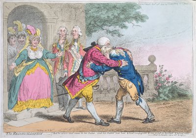 和解、ハンナハンフリー発行、1804年（カラーエッチング） 作： James Gillray