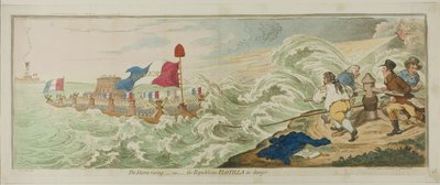 立ち上がる嵐 作： James Gillray