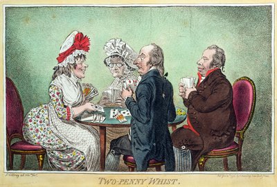 2ペニーホイスト、1796年にハンナハンフリーによって発行（エッチング、彫刻、アクアチント、紙にトイレ） 作： James Gillray