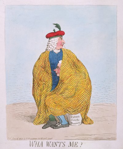 Wha Wants Me（1792年、ハンナハンフリー出版）（手描きのエッチング） 作： James Gillray