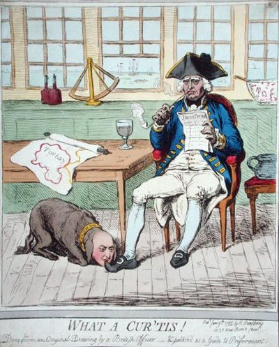 ハンナ・ハンフリーが1795年に出版した「What a Cur