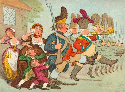 ジョンブルはウォーズに行った、18世紀、1902年 作： James Gilray