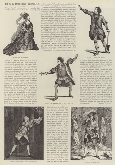 旧俳優がシャクスペールを着飾った方法 作： James Godwin