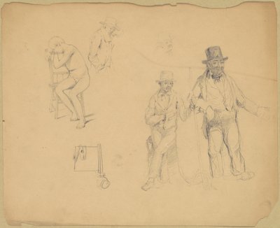 男性と少年の研究 作： James Goodwyn Clonney