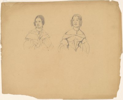 二人の女性 作： James Goodwyn Clonney