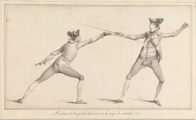 Posição da Garde de Tierce e do Coup de Seconde 作： James Gwin