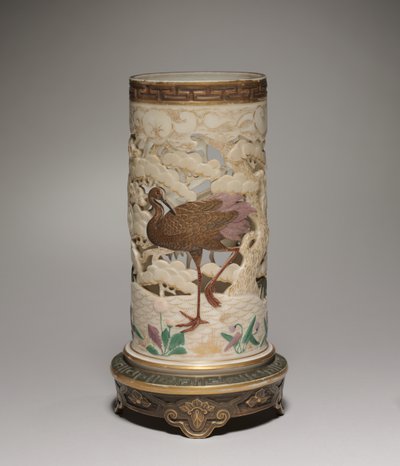 花瓶、メーカーWorcester Porcelain Factory、1873 作： James Hadley