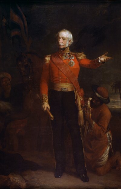 中将ヒュー・ゴフ子爵、陸軍参謀 作： James Harwood