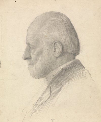 年配の紳士の肖像と年配の女性の肖像 作： James Havard Thomas