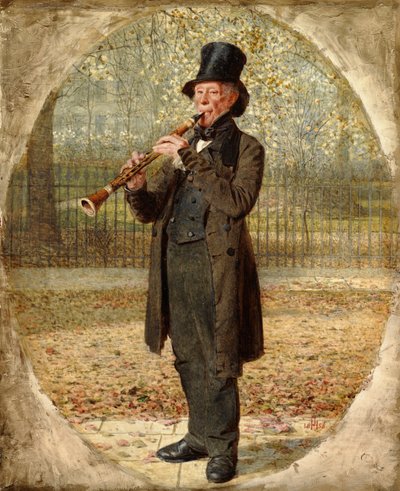 ワンダリングミンストレル、1858 作： James Hayllar