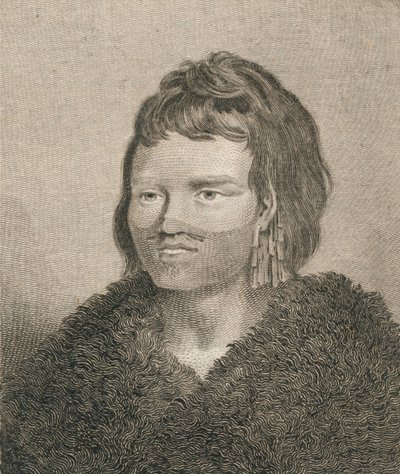 サンドイッチサウンドの原住民、1784年。 作： James Heath