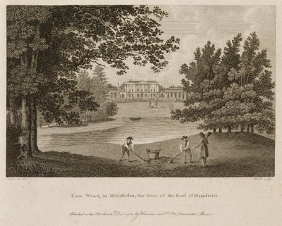 ケンウッド・ハウス、ハムステッド、ロンドン、1786年 作： James Heath