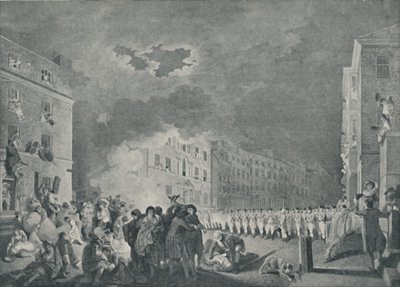 ブロードストリートの暴動、1780年6月7日、1920年 作： James Heath