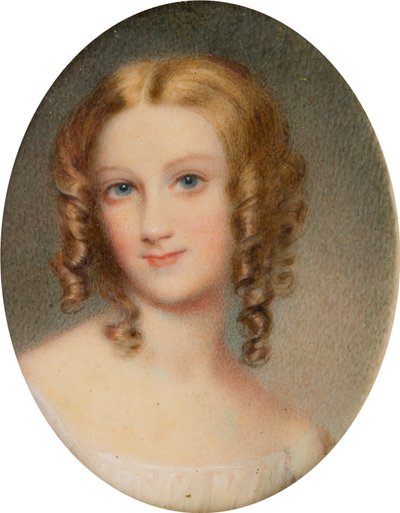 初代シンプソン夫人の肖像、ブリッジマン・シンプソン氏の妻、1820～72年頃（キャンバスに油彩） 作： James Heath Millington